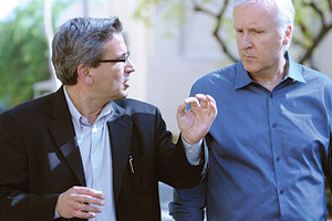 Ares Rosakis and James Cameron